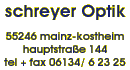 Schreyer Optik - Adresse